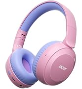acer Kids Bluetooth Headphones, 85/94dB Volume Limiter, Foldable Wireless Over-Ear Headphones for...