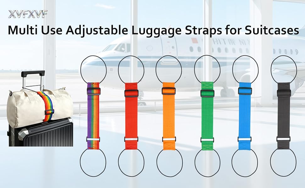 Multi Use Strong Adjustable Luggage Connector Straps