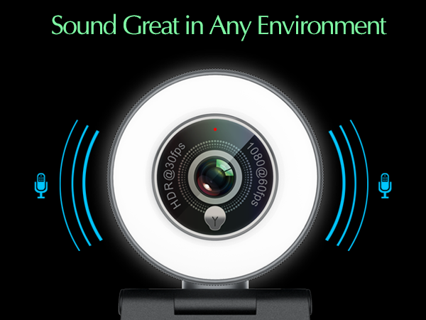 HDR camera webcam computer microphone usb pc laptop gaming hd web desktop cam mac streaming xbox mic