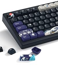 Womier PBT Pudding Keycaps- Shine Through Keycaps | 164 Keys Keycap Set 60 65 75 100 Percent, OEM Pr...