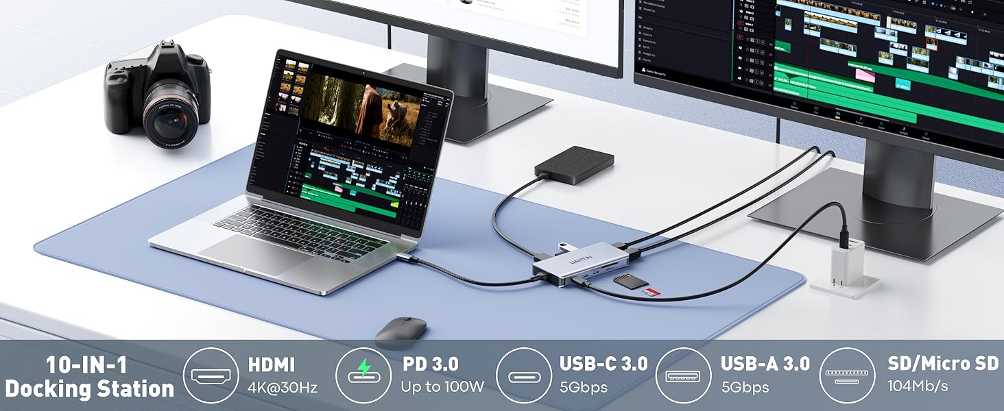 docking station dual monitor