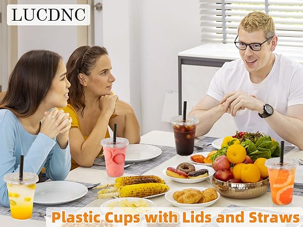 25 Sets - 16oz Disposable Cups