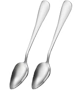 Grapefruit Spoons Serrated Edge Stainless Steel Grapefruit Utensils Tool Dessert Spoons for Citru...