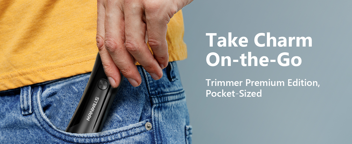 Take Charm On-the-Go Trimmer Premium Edition, Pocket-Sized
