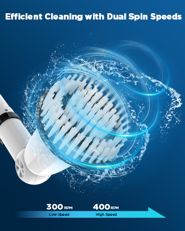 electric spin scrubber brush power brush floor scrubber