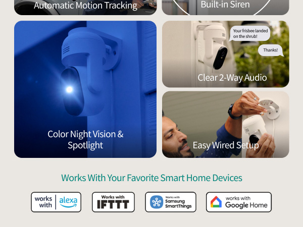 Essential Pan Tilt Outdoor Camera