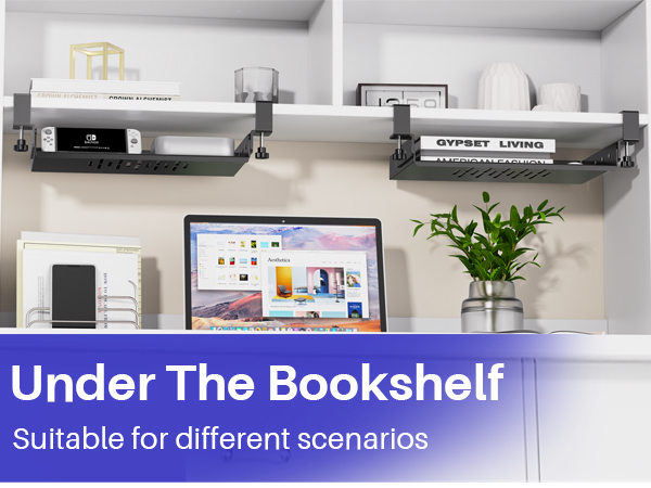 No Drill Under Desk Laptop Mount,