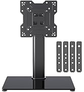 XINLEI Universal TV Stand Base, Table Top TV Stand for 17-55 Inch LCD/LED TVs, Height Adjustable ...