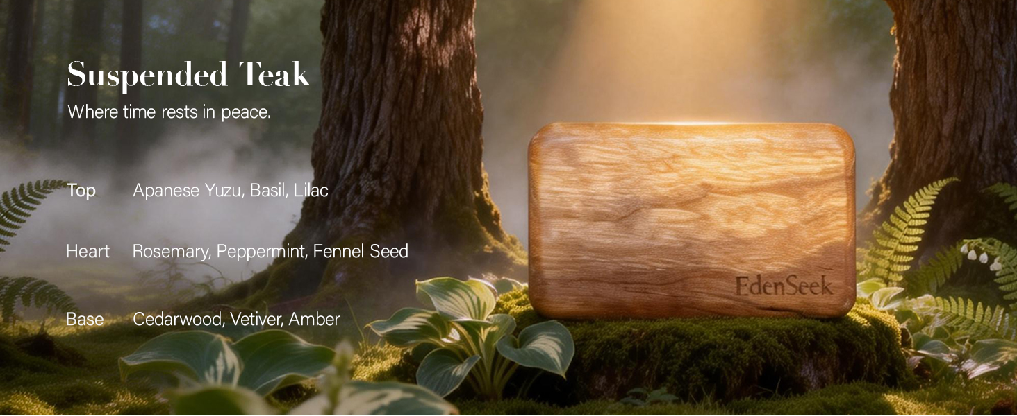 Suspended Teak air freshener