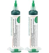 2Pcs UV Solder Mask Ink, Light Curing Solder Mask Ink, BGA PCB Solder Resist Ink, Green Solder Re...
