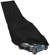 Push Lawn Mower Cover, Walk Behind Lawn Mower Covers Waterproof Heavy Duty, 600D Outdoor Push Mow...