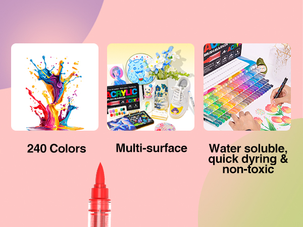 acrylic markers
