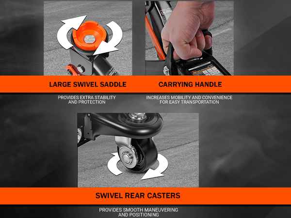 floor jack with storage case