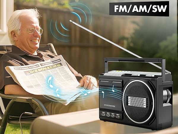 boombox radios fm am sw