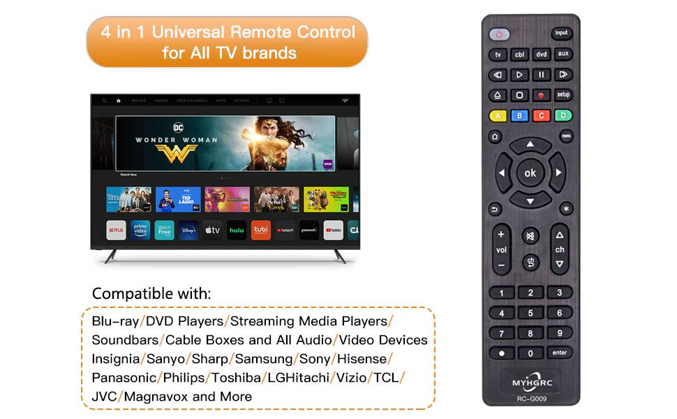 4 in 1 Universal Remote