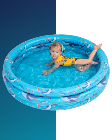 kiddie pool for toddlers, piscina para ninos, kids pool, 3 rings pool