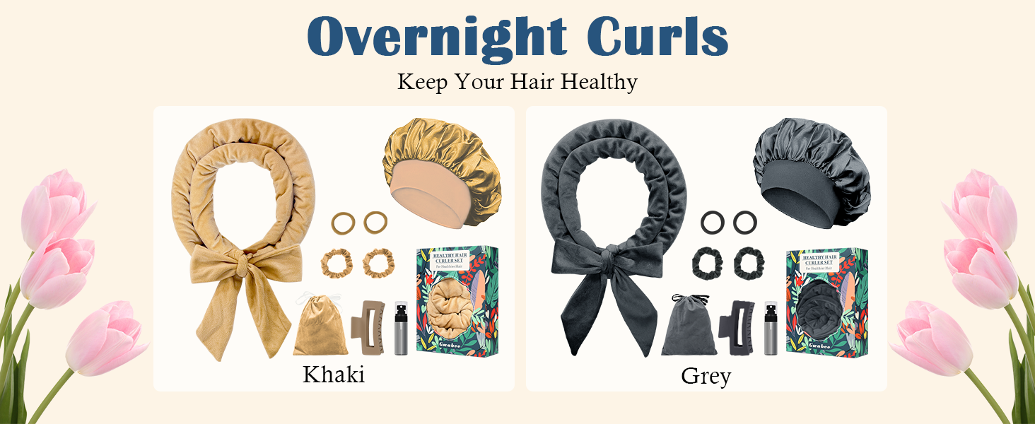 no heat curling headband