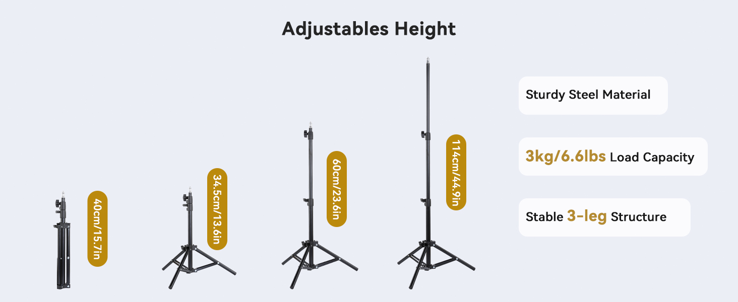 Aluminum Photography Light Stand