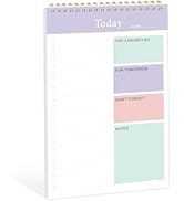 Weekly To Do List Notepad, Undated Planner with 52 Sheets (6.5''x8.9''), Desk Weekly Planner for ...