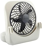 Treva 5-inch Pet Crate Fan for Cooling Dogs and Other Pets. 2 Cooling Speeds, Battery Powered