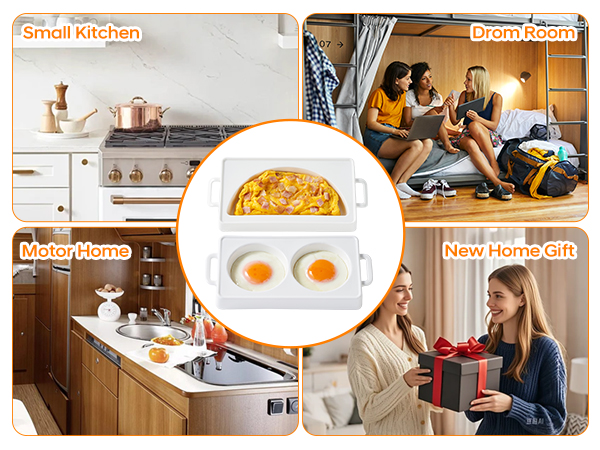 Ceramic Microwave Egg Cooker