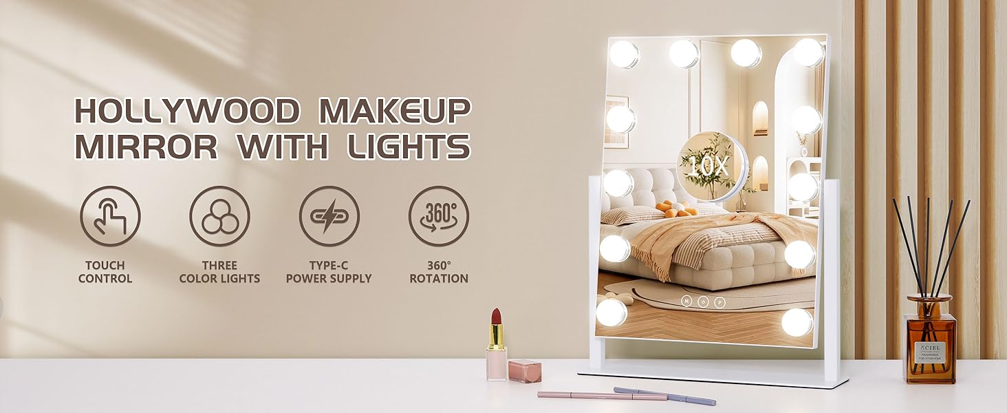 vanity mirror with lights