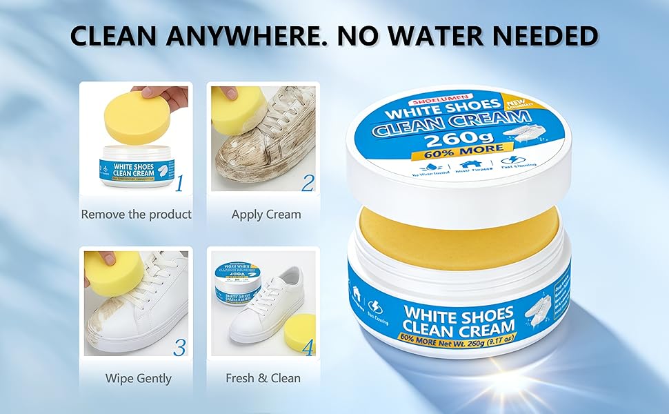 WHITE SHOES CLEAN CREAM