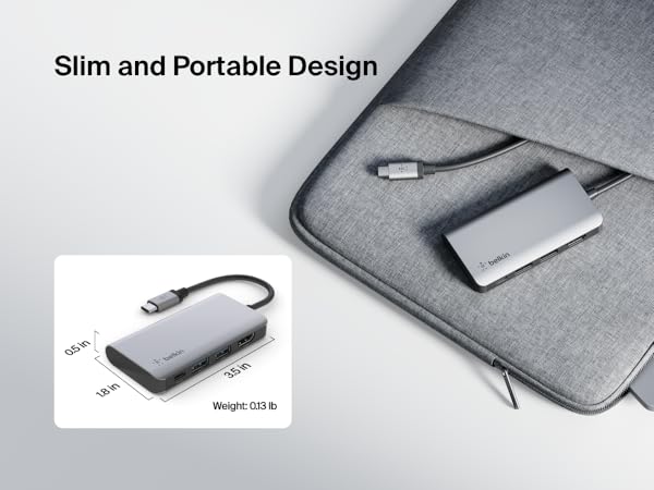 Belkin Connect USB-C 4 in 1 Multiport Hub