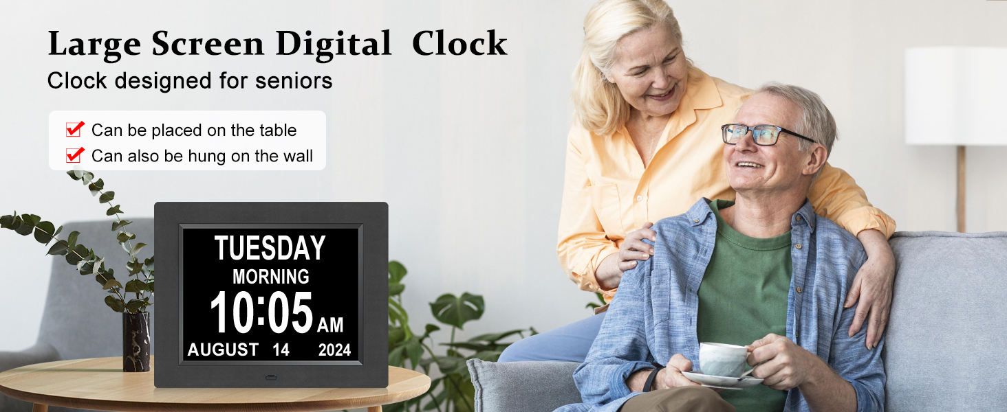  Digital Calendar Day Clocks for Seniors