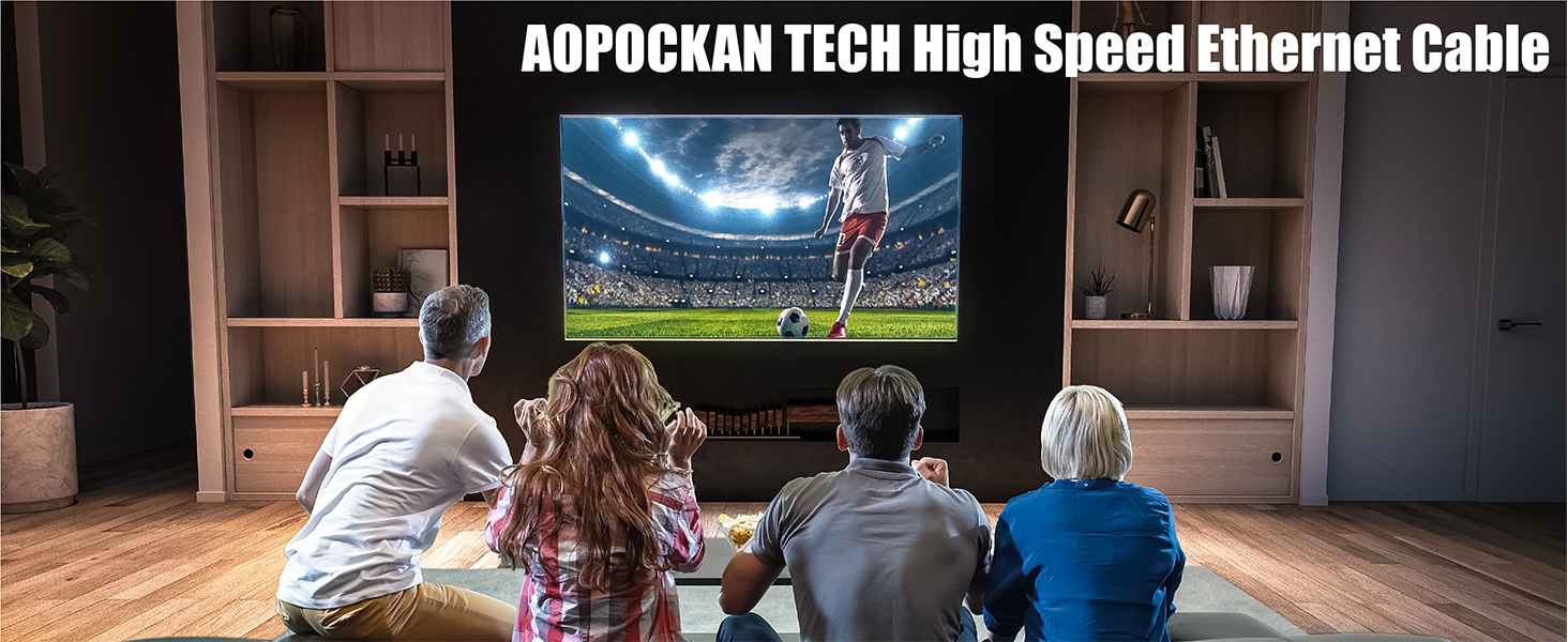 Cat8 High Speed Ethernet Cable 50 ft Netwrok Cable Lan Cable 50ft 50 feet for Router Modems