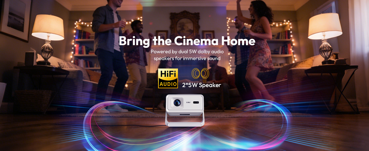 Android 14.0 Smart System: Light Up Your Private Cinema Gimbal A1 projector