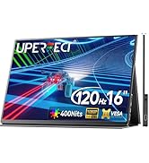 UPERFECT 16” Portable Gaming Monitor | 120HZ, HDR | 400Nits |1080P IPS | Ultra-Slim &amp; Lightweight...