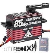 HobbyPark Direct Powered Fast Speed RC Steering Servo Brushless High Torque 85kg / 1380oz-in Powe...