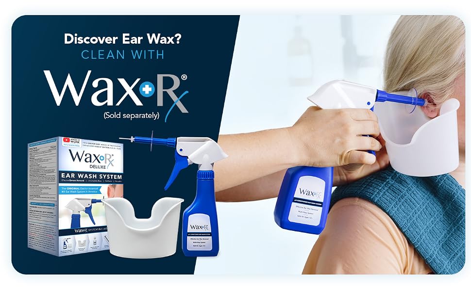 discover ear wax? Clean with WaxRx