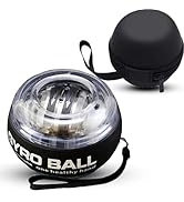 Torque Ball Hand Exerciser Auto Start, Wrist Strengthener &amp; Gyro Ball for Martial Arts, Forearm W...