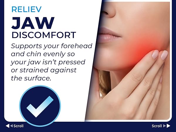 eye procedures and prone sleeping Stomach sleeper pillow for adults with supportive memory foam face