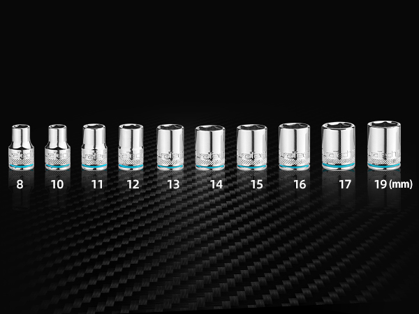 10PCS DRIVE SOCKET SET