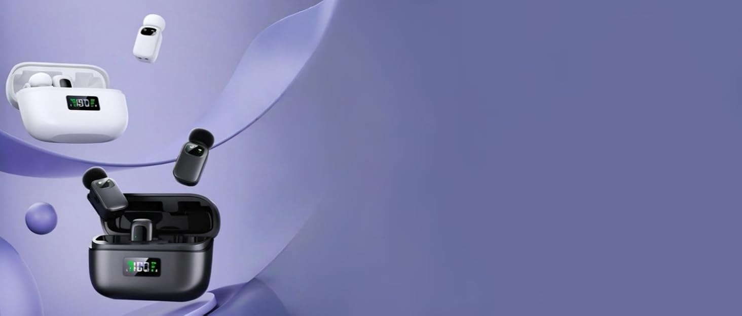 METTOMUS Wireless Lavalier Microphone