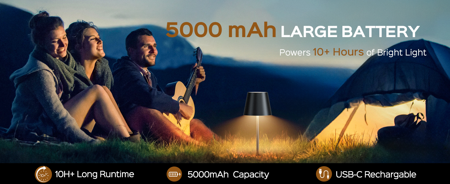 battery powered lamp, battery operated lamp