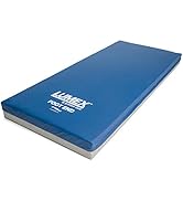 Lumex Select Hospital Bed Mattress, Multi-Layer Foam, Fluid-Resistant Cover, Twin XL, 35 x 80 Inches