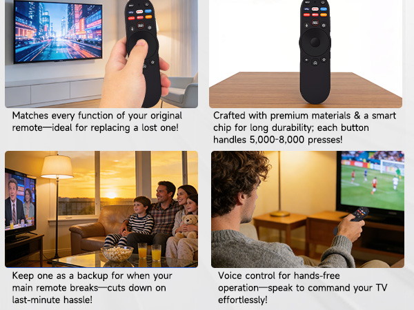 XRT270 Vizio TV Remote Voice 