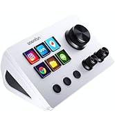 White control panel with colorful app icons, black knobs, and buttons. Features 'Soonton' branding. Includes icons for Instagram, Chrome, and other social media platforms.