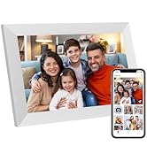 Anna Bella Digital Picture Frame 10.1 Inch IPS HD Touch Screen WiFi Smart Digital Photo Frame wit...