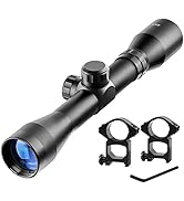 Beileshi 4x32 Compact Rifle Scope Crossbow Scope,Crosshair Optics Hunting Scope with 20mm Free Mo...