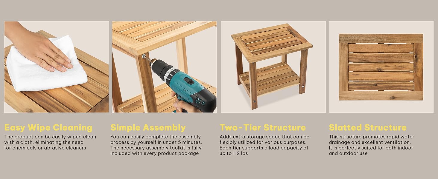 Wooden Side Table