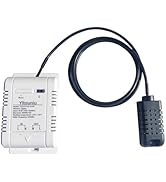 Yitouniu Zigbee 16A Tuya Smart WiFi Sensor | Temperature and Humidity Monitoring and Control, Ene...