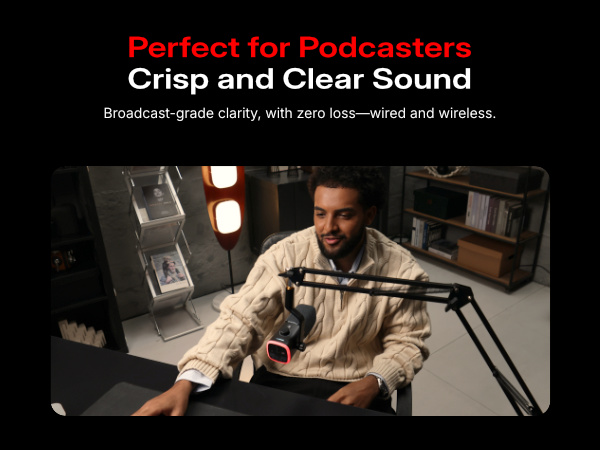 wireless microphone for podcasting