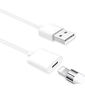 Pencil Charger Adapter for Apple Pencil 1st Generation, USB A to for Lightning Charging Adapter C...