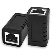 XANHAM RJ45 Coupler Ethernet Cable Extender Female to Female Connector Cat7 Cat6 Cat5e Cat5 LAN i...