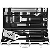 Grilljoy BBQ Accessories Grill Tools Set - 22PCS Stainless Stee Barbecue Grill Accessories for Ou...